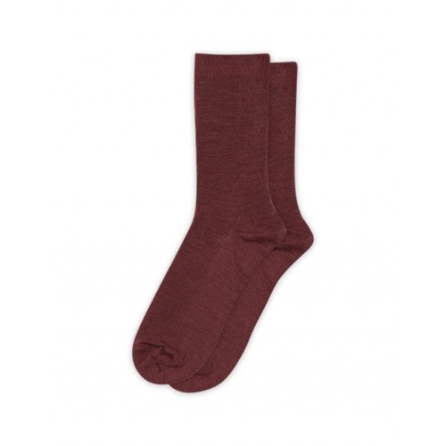 Mp Strømper Dame Rib Sokker Merinould Grape Skin 37 39