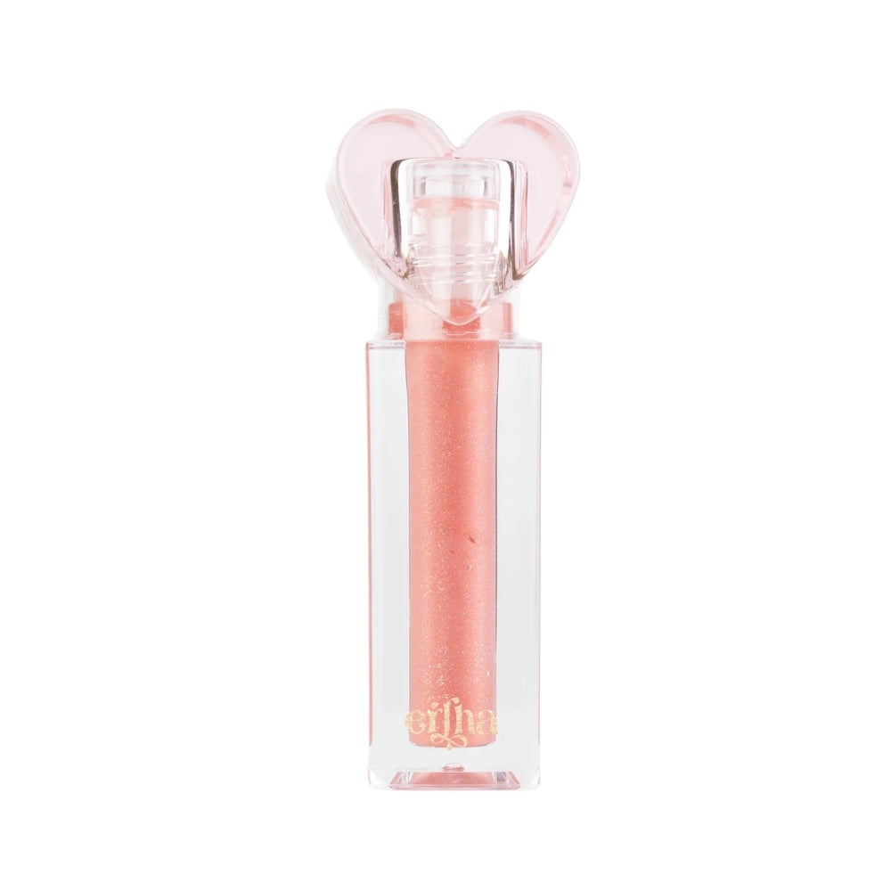 Mrs Ertha Vegansk Lipgloss Glitter Pink