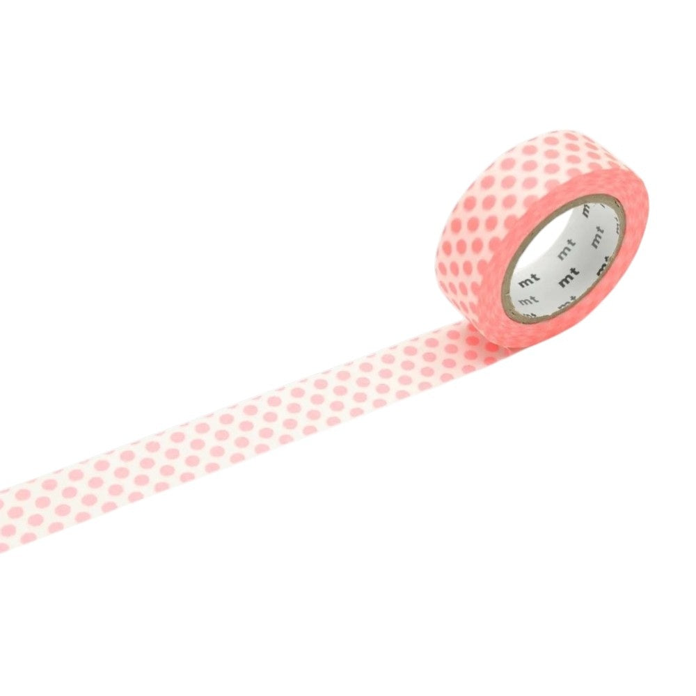 Mt Masking Tape Dot Shocking Red