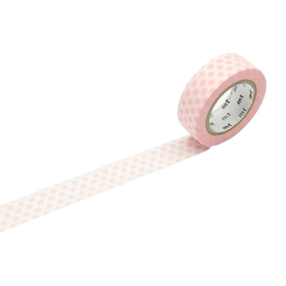 Mt Masking Tape Dots Strawberry Milk