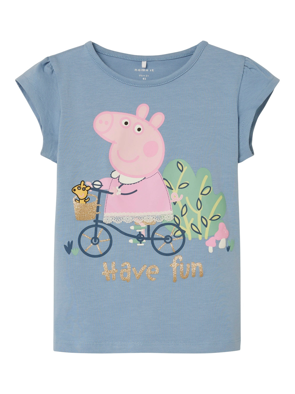 Name It Jasmine Gurli Gris Bluse Endless Sky 86 Cm