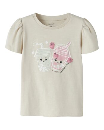 Name It Jelleanal Ss Top Almond Milk 92 Cm