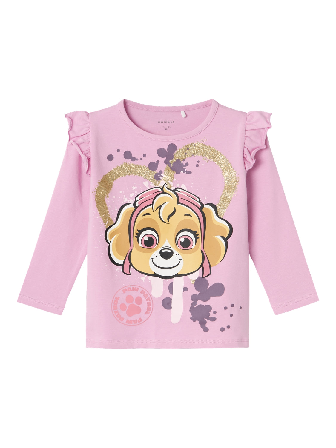 Name It Jutte Paw Patrol Bluse Pastel Lavender 86 Cm