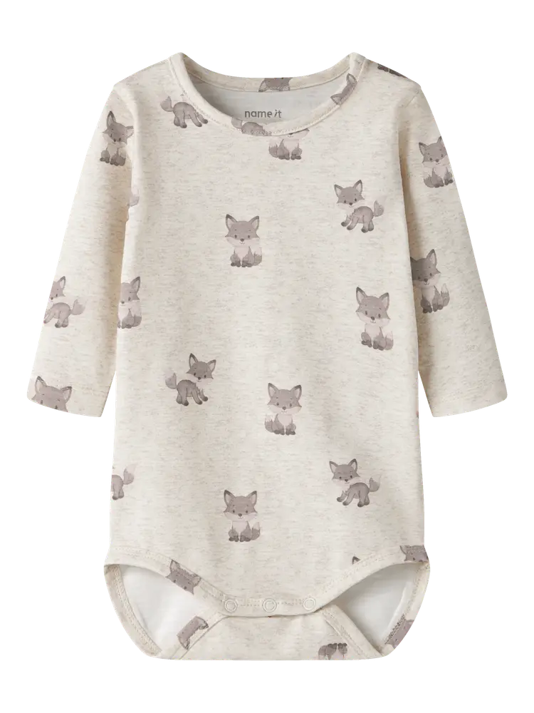 Name It Nels Langærmet Body Peyote Melange 80