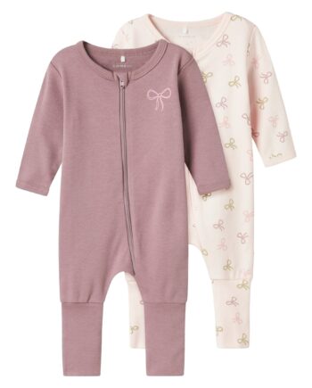 Name It Nightsuit   Pak Pink Bow Barely Pink 50 Cm