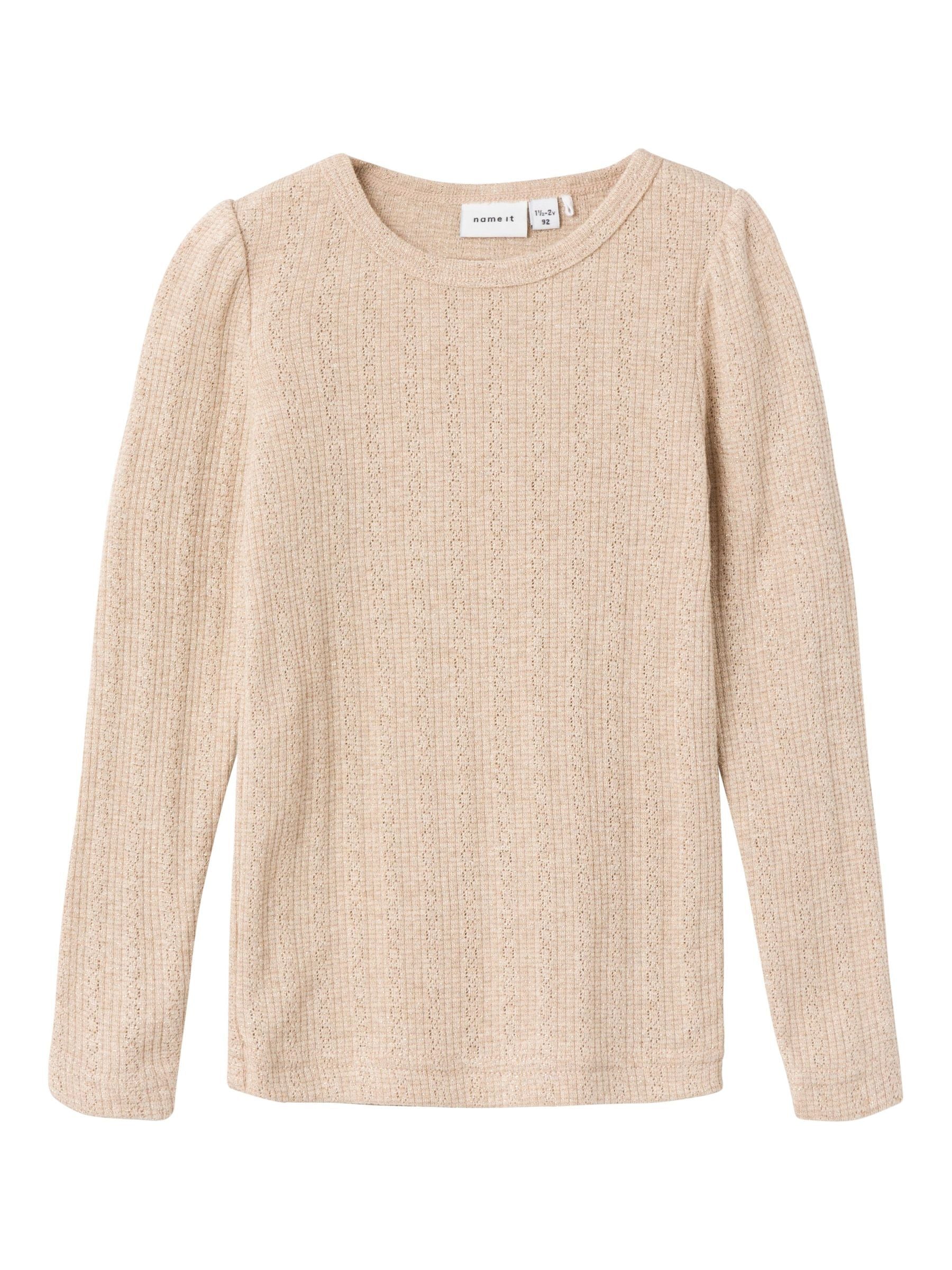 Name It Ohusa Ls Top Oxford Tan 86 Cm