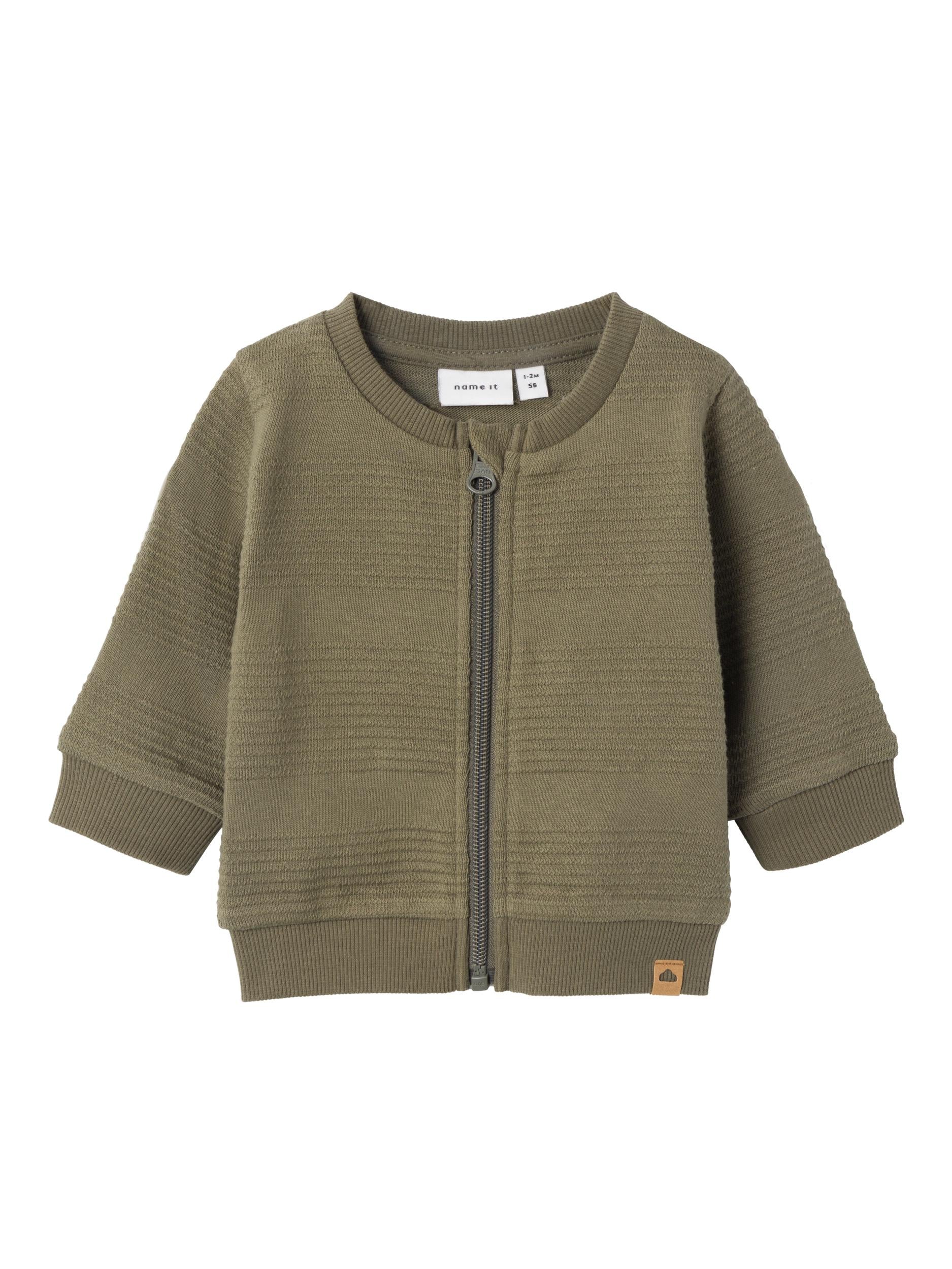 Name It Tobino Cardigan Dusty Olive 56 Cm