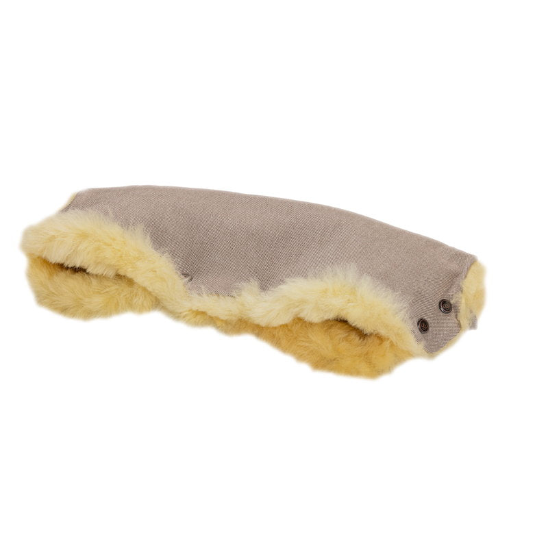 Naturkind Håndmuffe   Lammeskind Sand