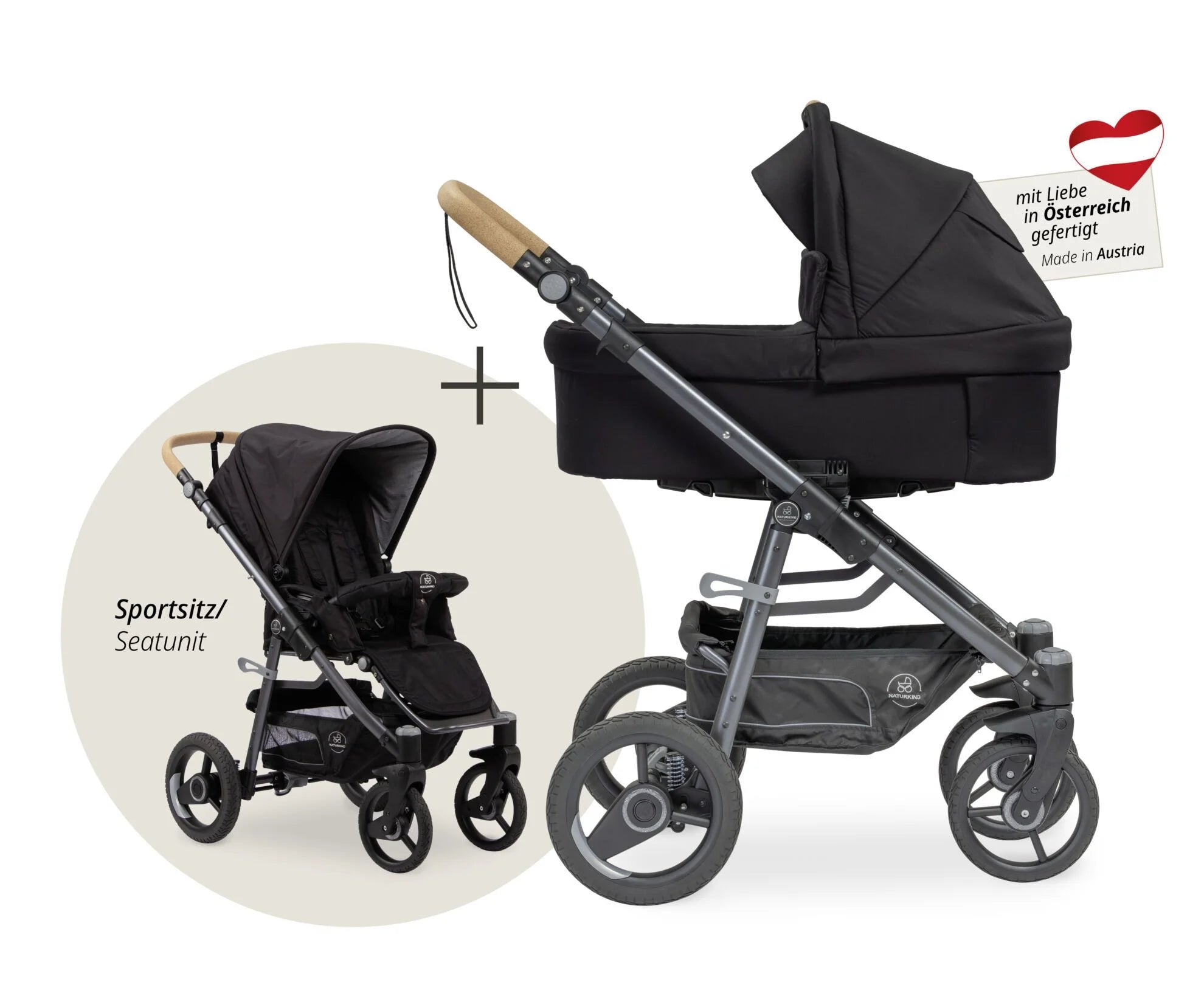 Naturkind Lux Evo Kombivogn Panther