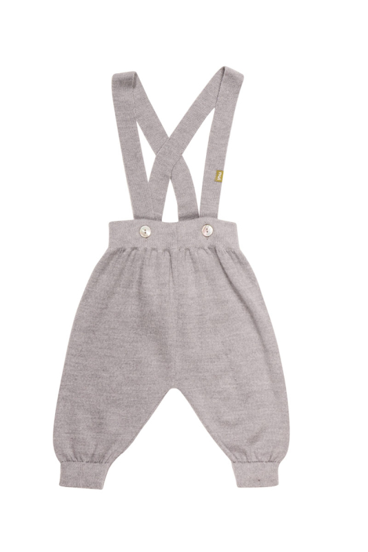 Nui Organics Baby Selebukser Merinould Lys Grå