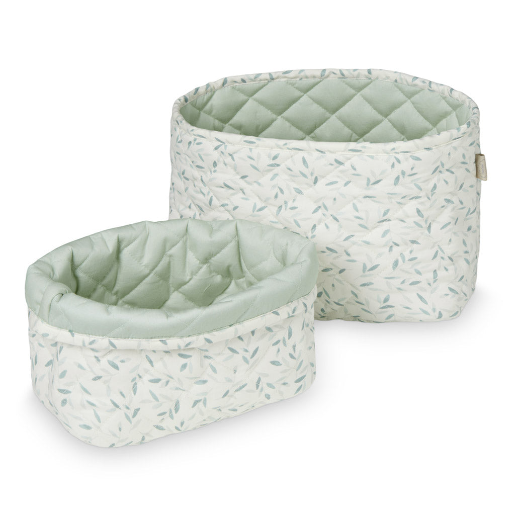 Opbevaringskurve Cam Cam Copenhagen Green Leaves