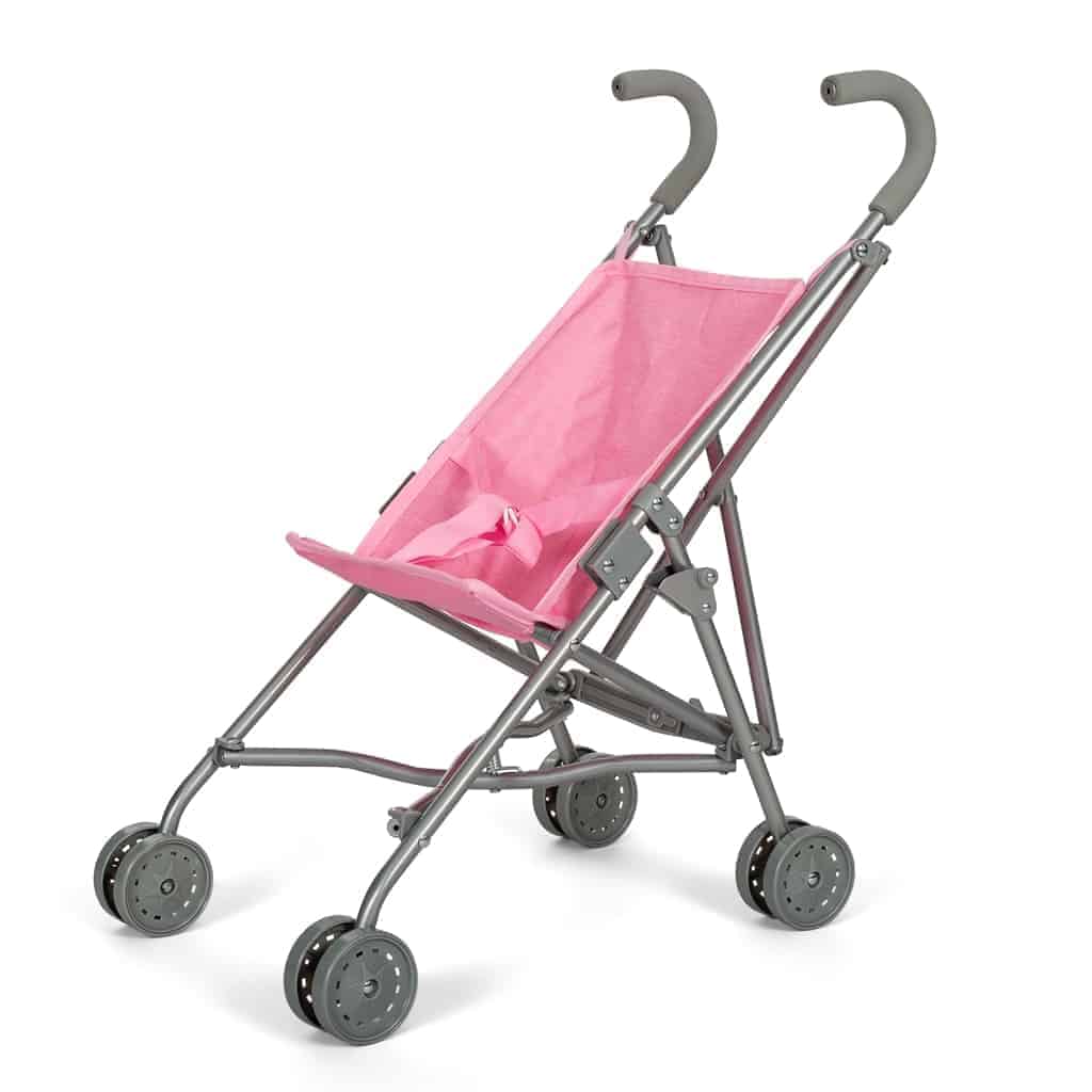Paraply Klapvogn Pink