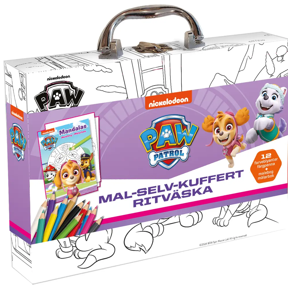 Paw Patrol Skye Mal-selv-kuffert