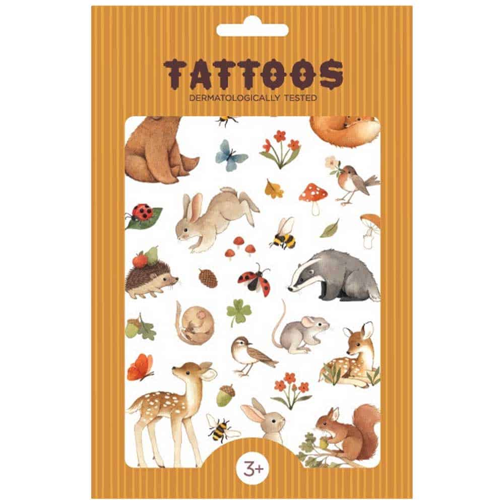 Petit Monkey Tatoveringer En Dag Skoven