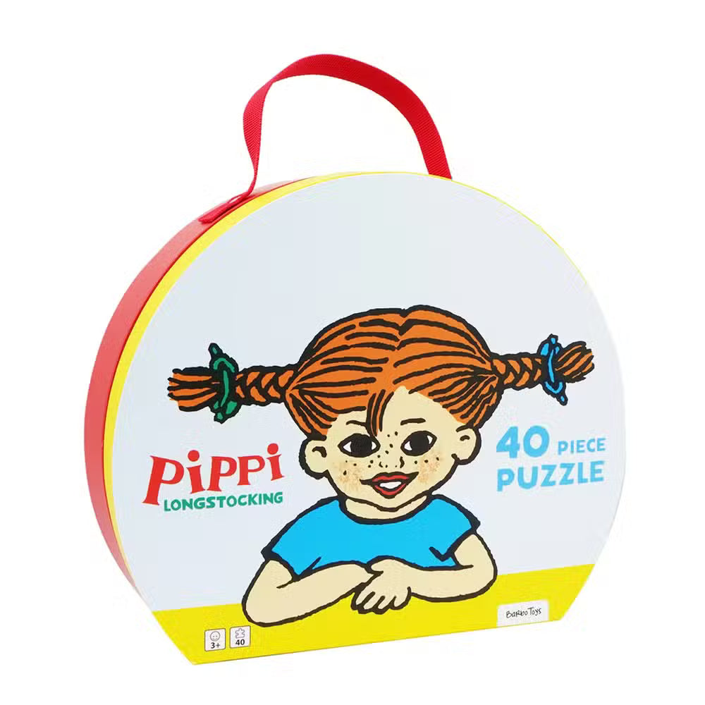 Pippi Langstrømpe Puslespil 40 Brikker