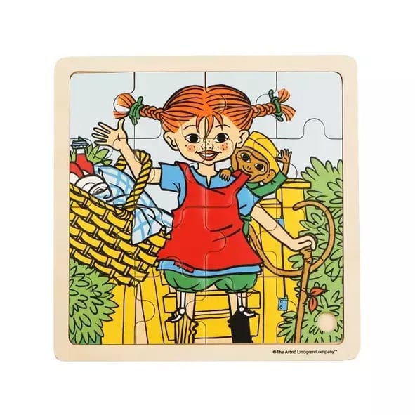 Pippi Langstrømpe Puslespil Hr  Nilsson