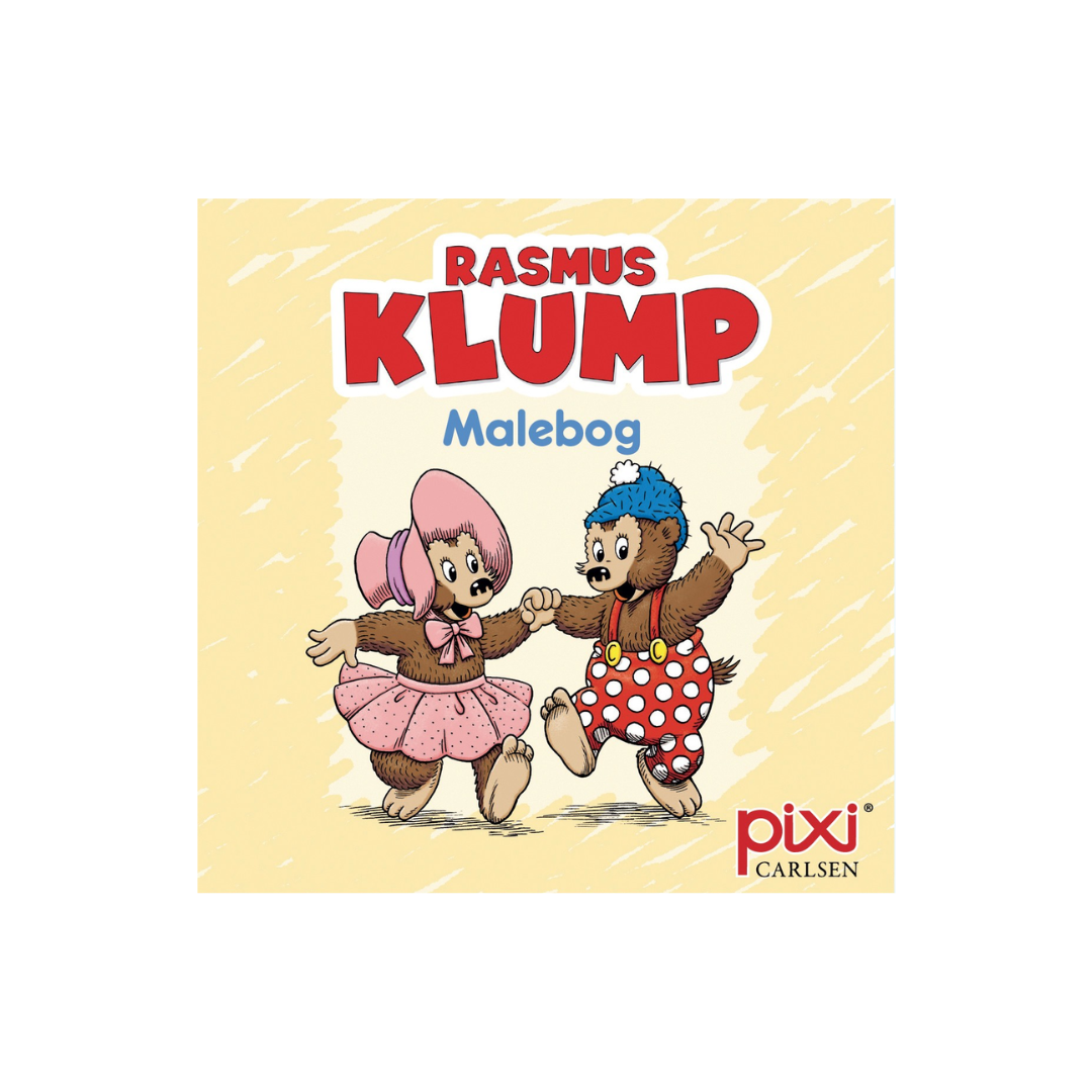 Pixi Bøger Rasmus Klump Krea Gul Malebog