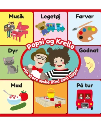 Popsi Og Krelle Min Store æske Med   Små Bøger
