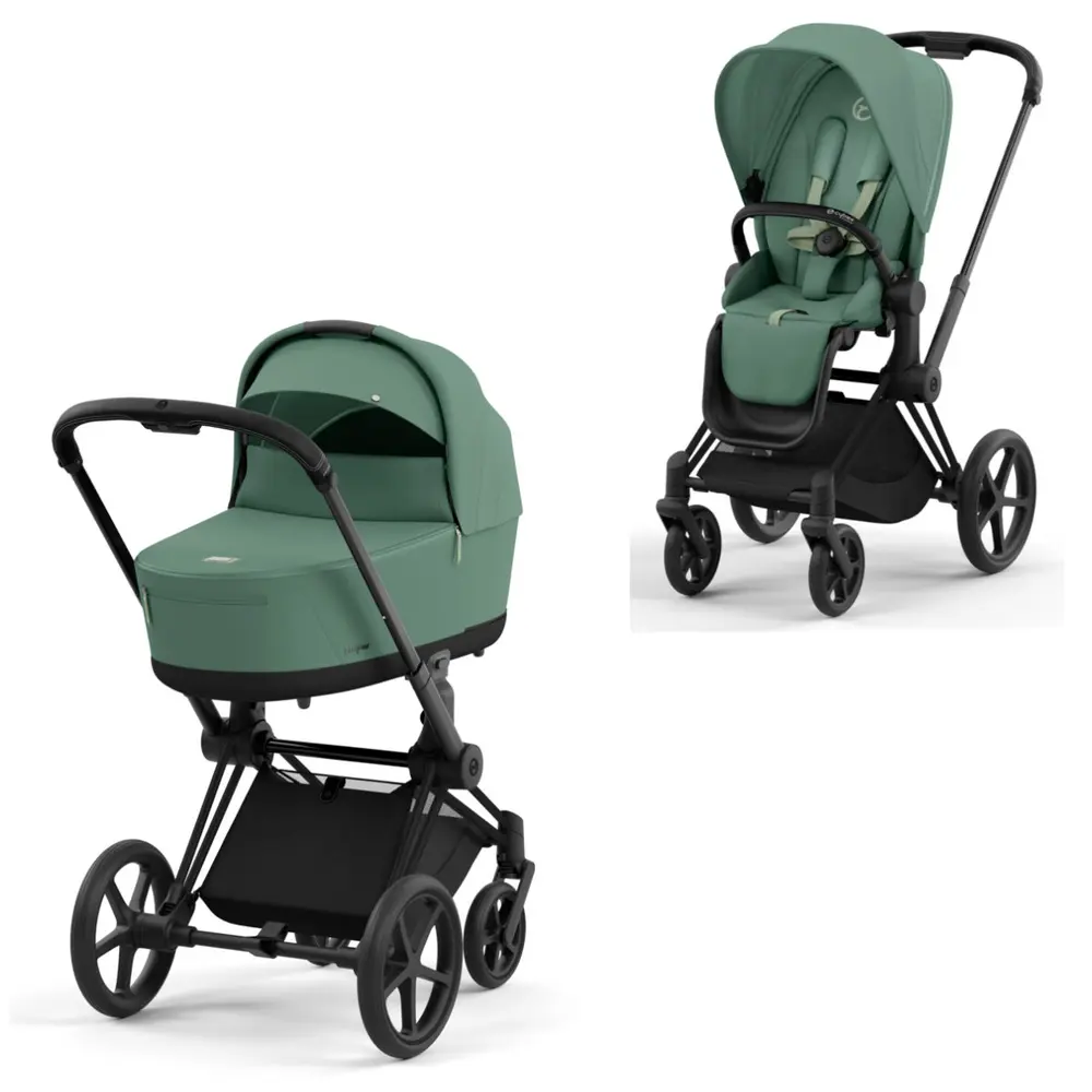Priam Duovogn Leaf Green Matt Black