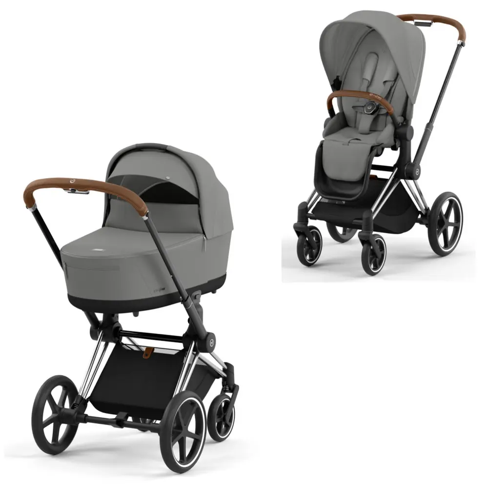 Priam Duovogn Mirage Grey Chrome Brown