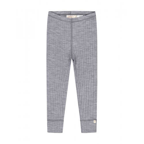Rib Leggings   100  Merino Uld  Oeko-texâ  86 92 Grey Melange