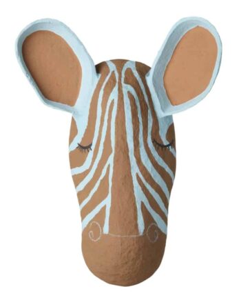 Rice Trofæ Zebra Blå