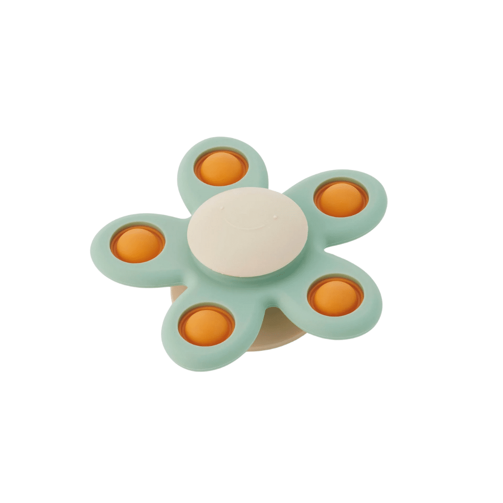 Silisoft Blomster Spinner Bløde Farver Tickit