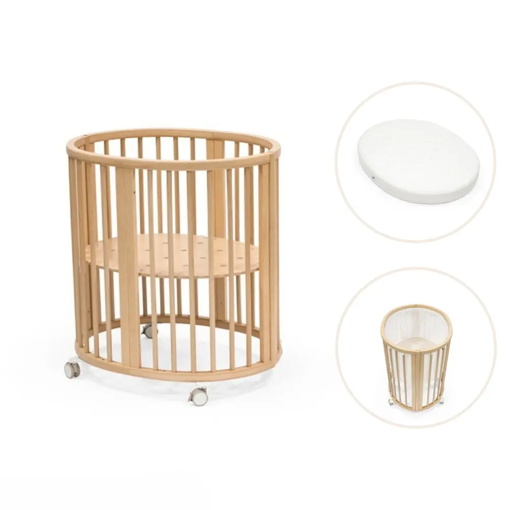 Sleepi Mini Inkl Madras Lagen Og Sengerand Natur