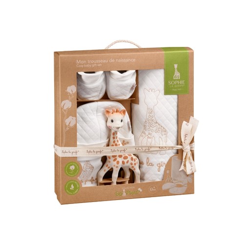 Sophie La Girafe So Pure Barselsgave Med Tæppe Og Babytilbehør