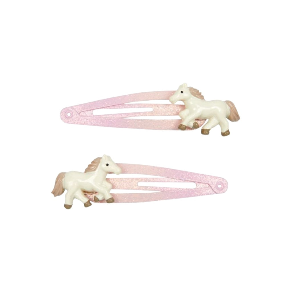 Spiegelburg Hårspænder Hest Hvid