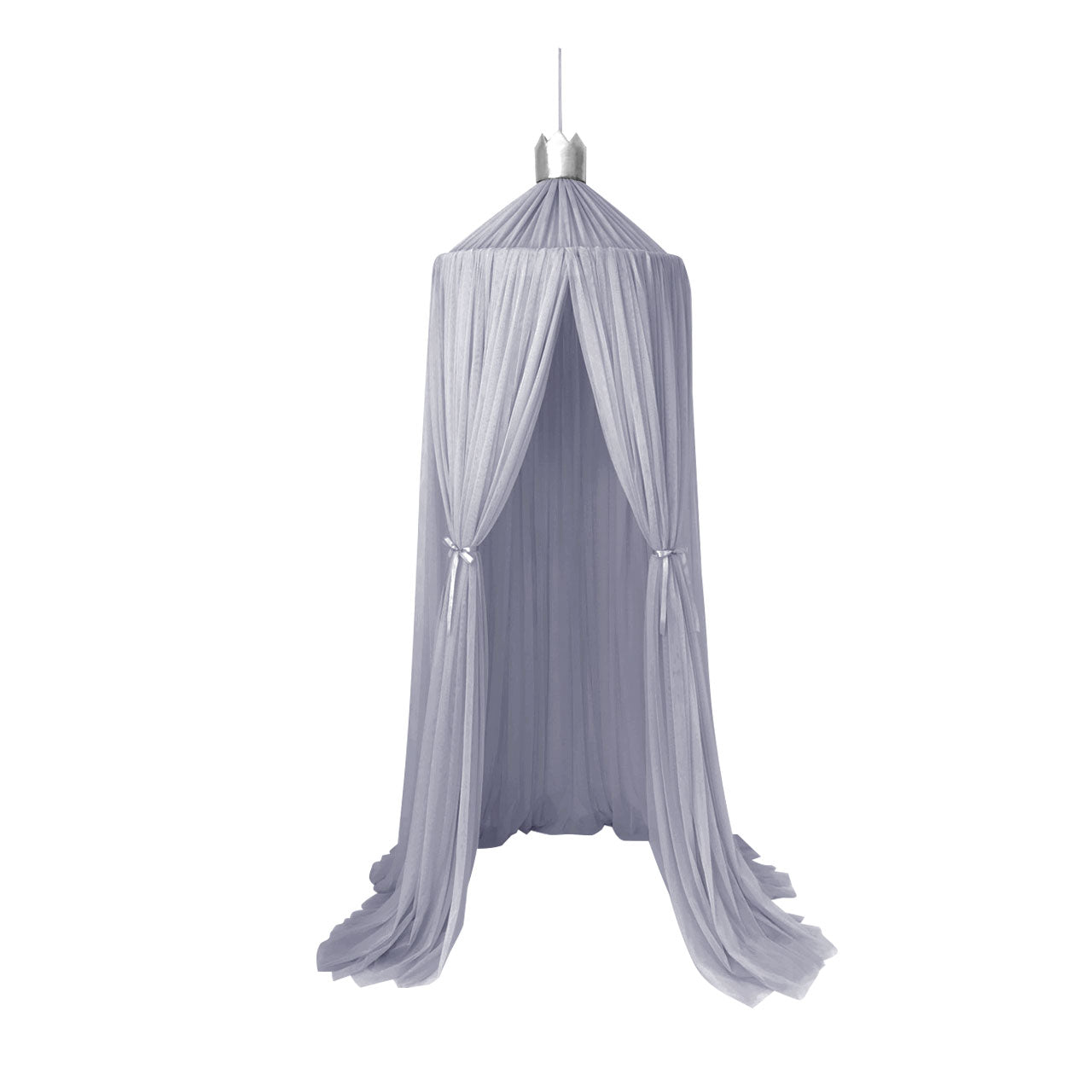 Spinkie Sengehimmel Dreamy Light Grey   Guld Krone