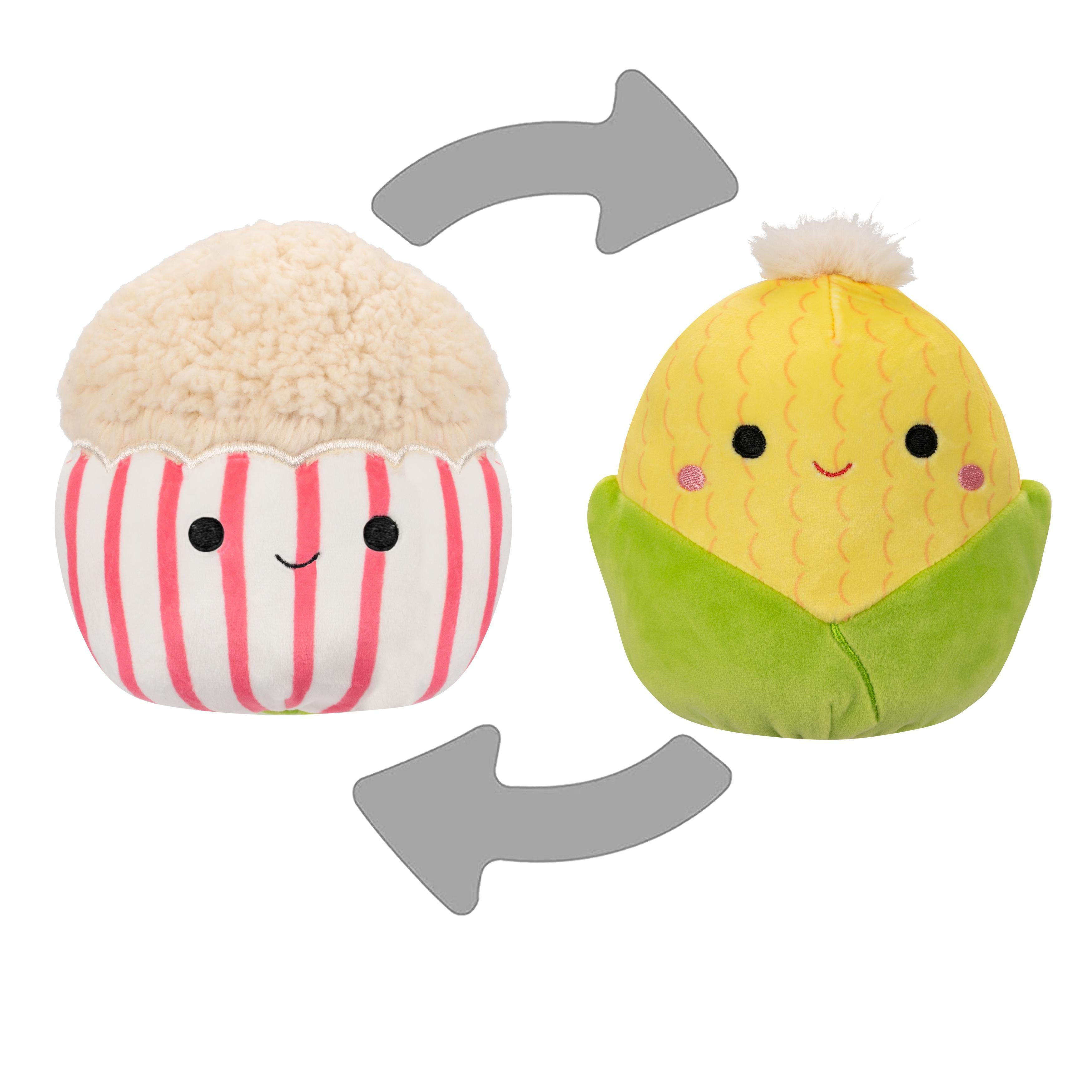 Squishmallows Flip   Mallow Conrad The Corn Arnel The Popcorn 13 Cm