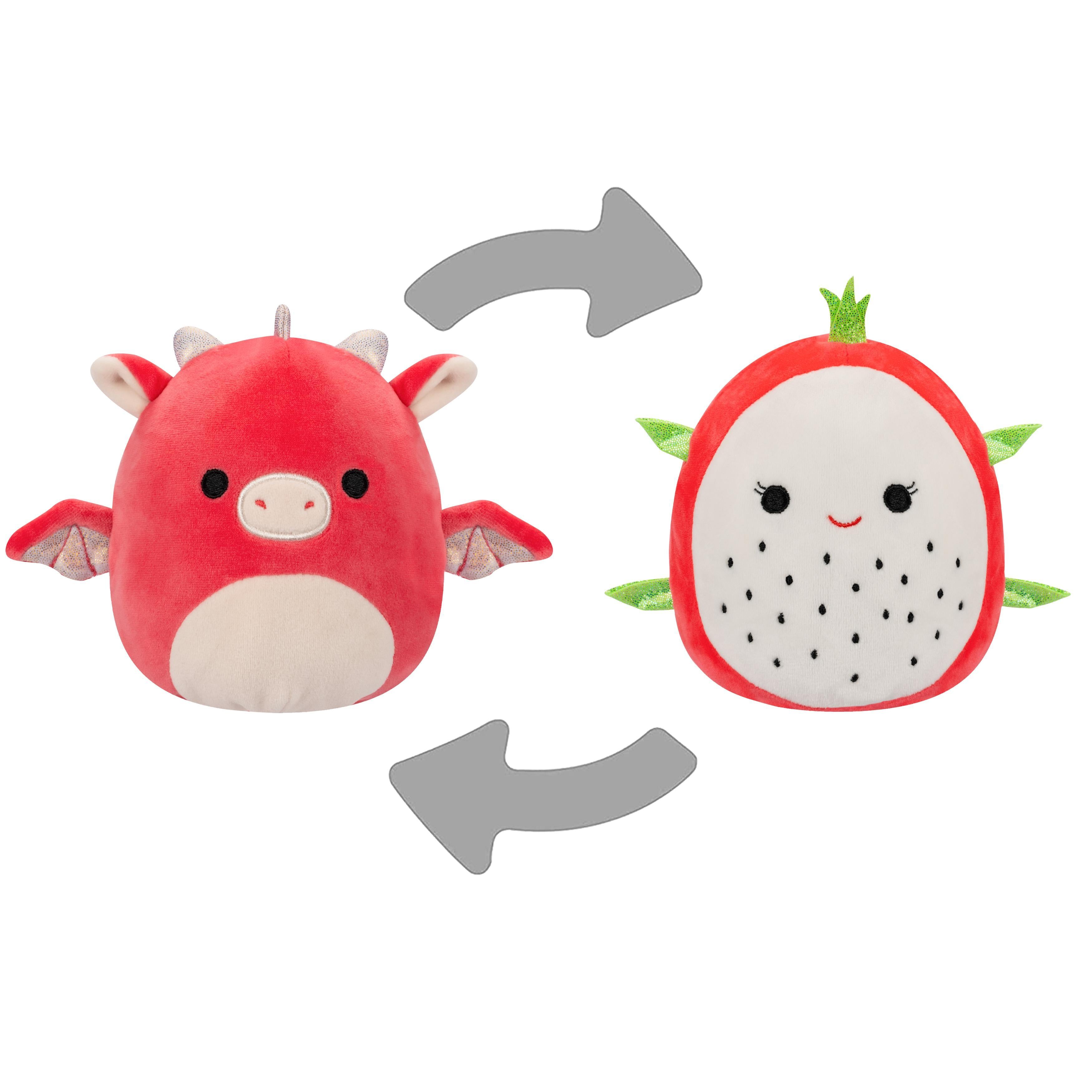 Squishmallows Flip   Mallow Delita The Dragon Fruit Baiden The Dragon 13 Cm
