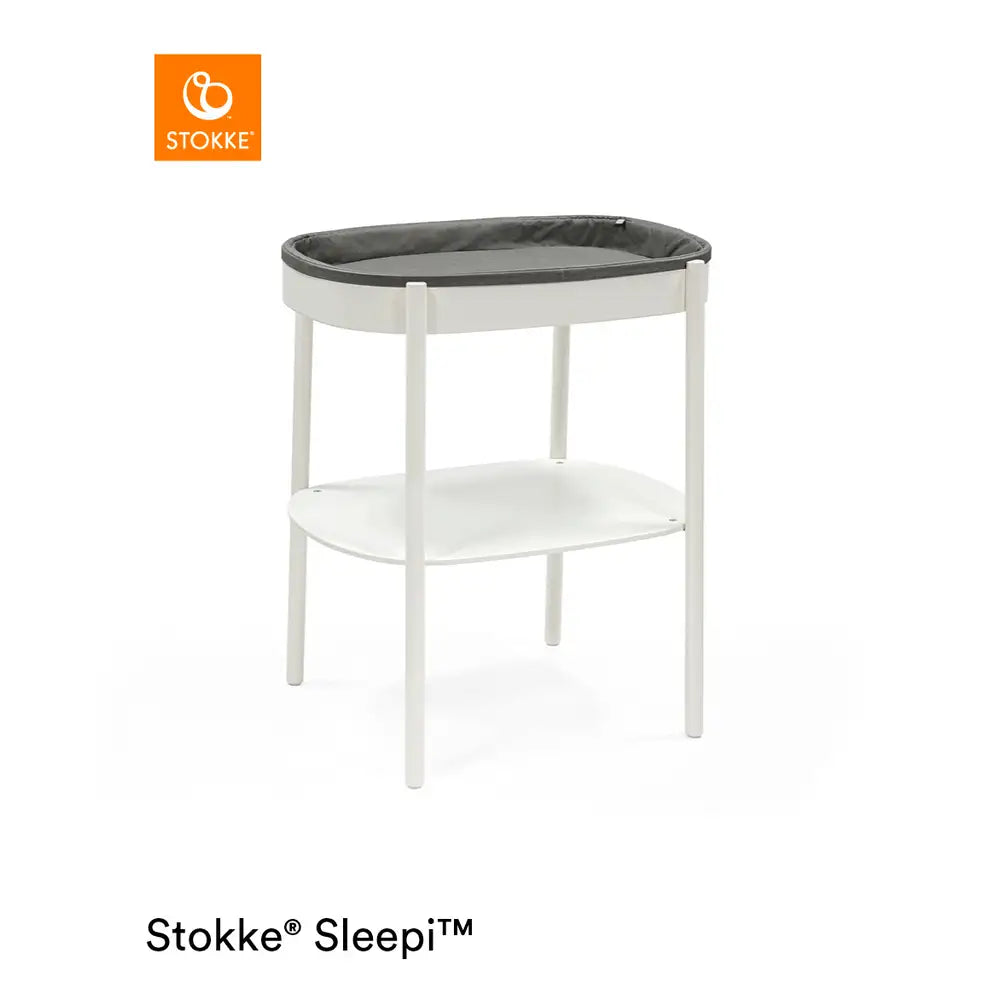Stokke Sleepi Puslebord Hvid