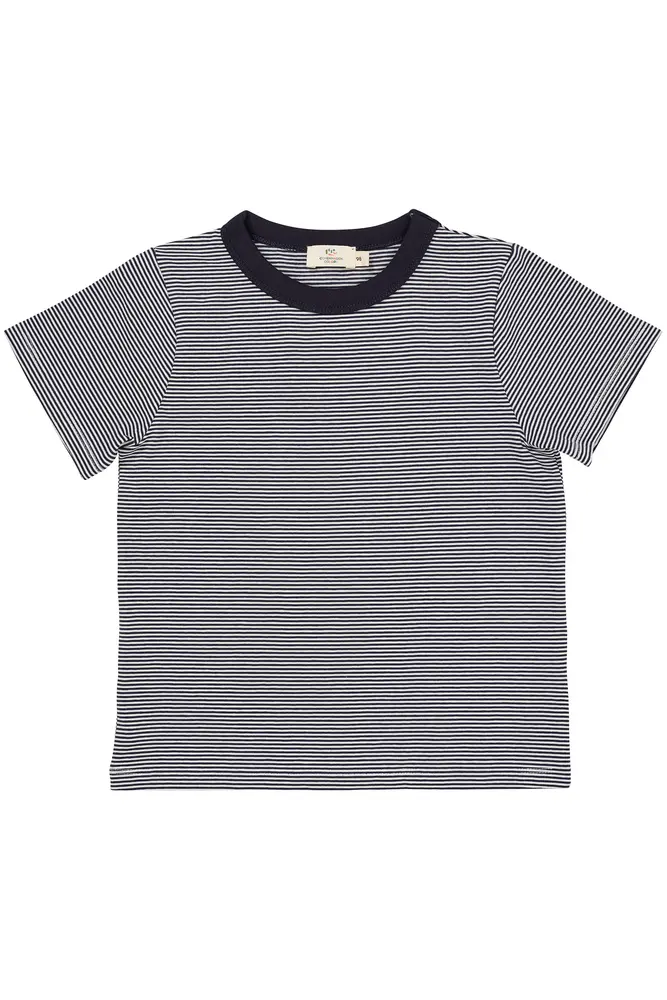 Stribet  -shirt Navy 80