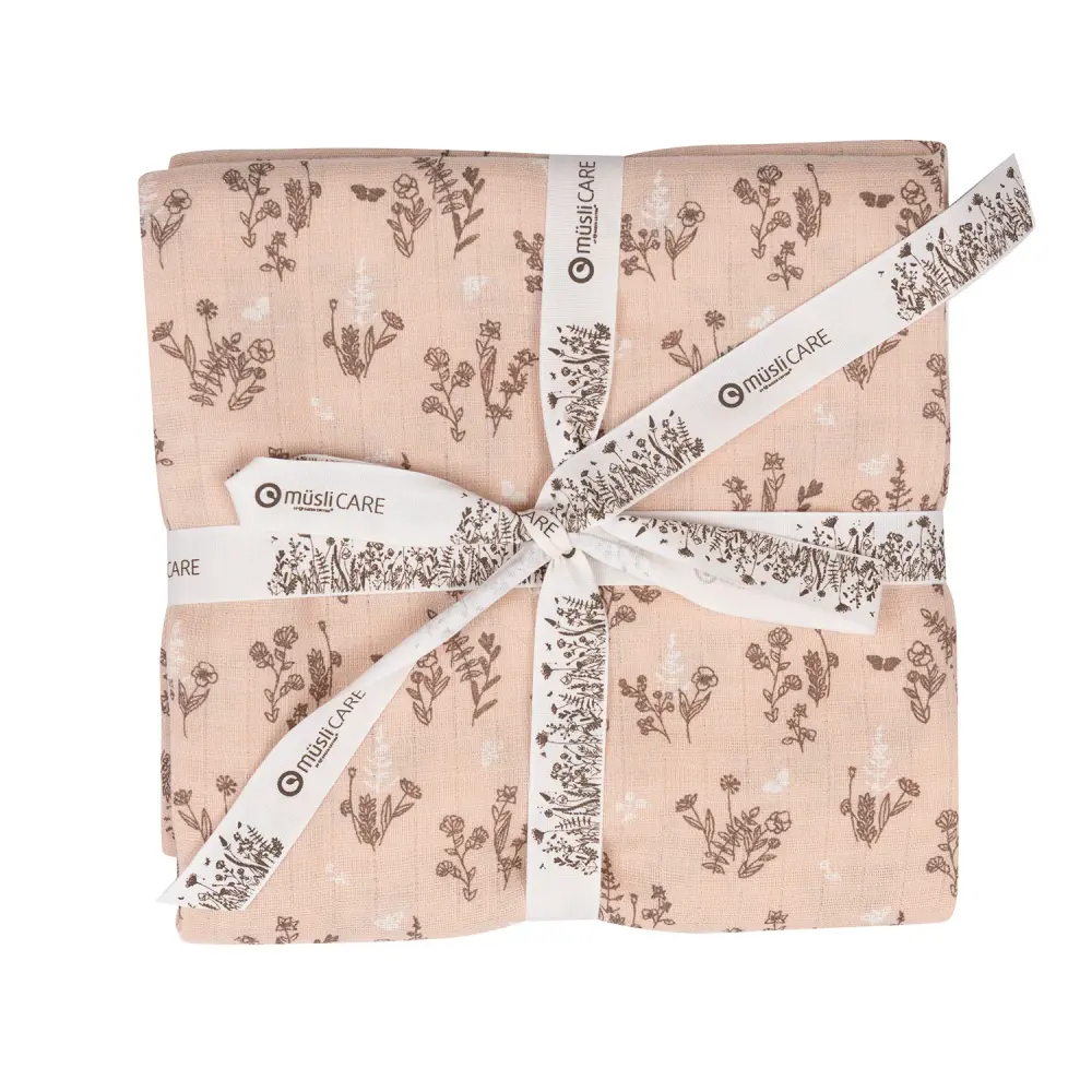 Svøb  Muslin Flora