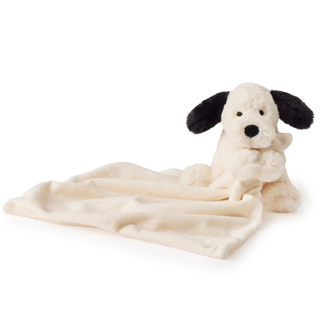 Teddy Hermann Nusseklud Hund Sort-hvid