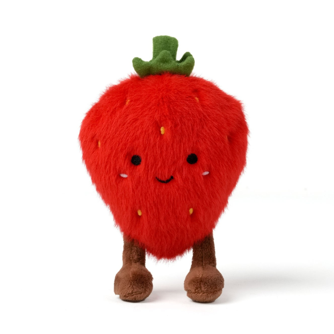 Teddykompaniet Teddy Fruits Jordbær 12 Cm
