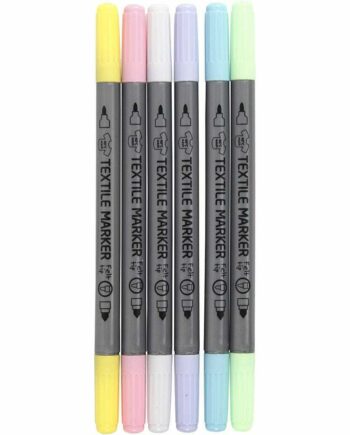 Tekstiltusser Pastelfarver   Pak