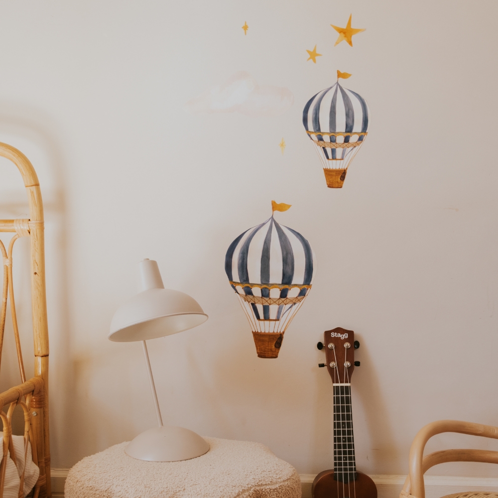 That Apos Mine Wallsticker Drømmende Balloner Blue