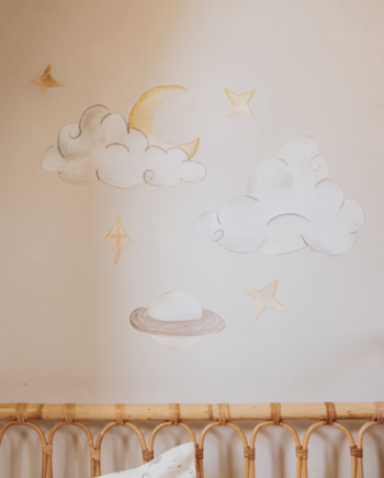 That Apos   Mine Wallsticker Saturn Himmel Multi