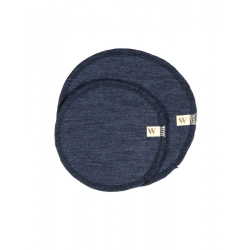 Try-it æske    Ammeindlæg   100  økologisk Merino Uld    Og    Oeko-texâ  Navy-blue    Ca  12 Cm