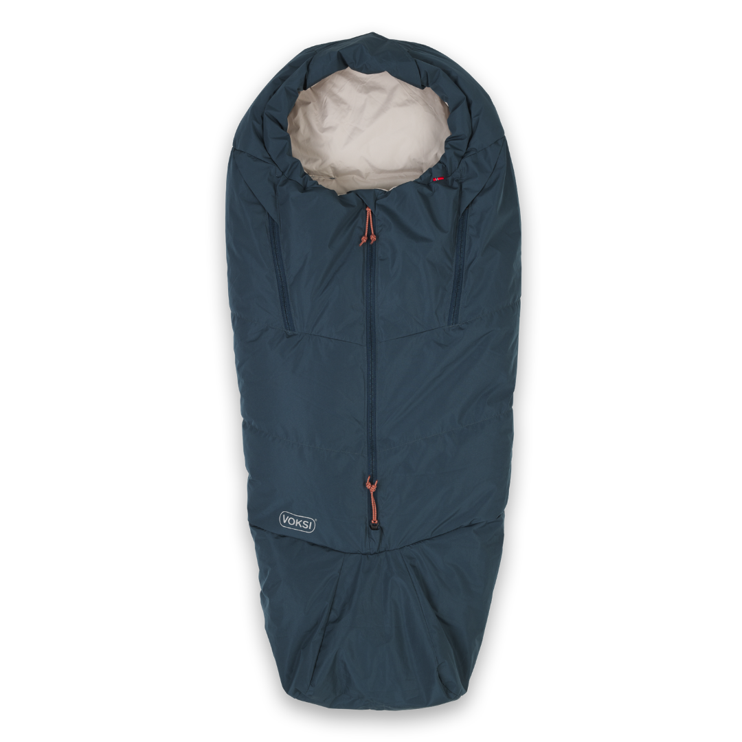 Voksi Adventure Varm Kørepose Poppy Blue Levering   Uge 39