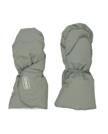 Voksi Baby Mittens Luffer Meadow Green Nyhed  -  år  Uden Tommelfinger