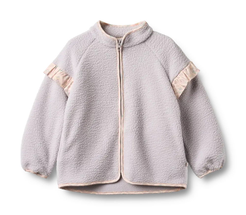 Wheat Ellena Fleece Jakke Lavender Rain 104