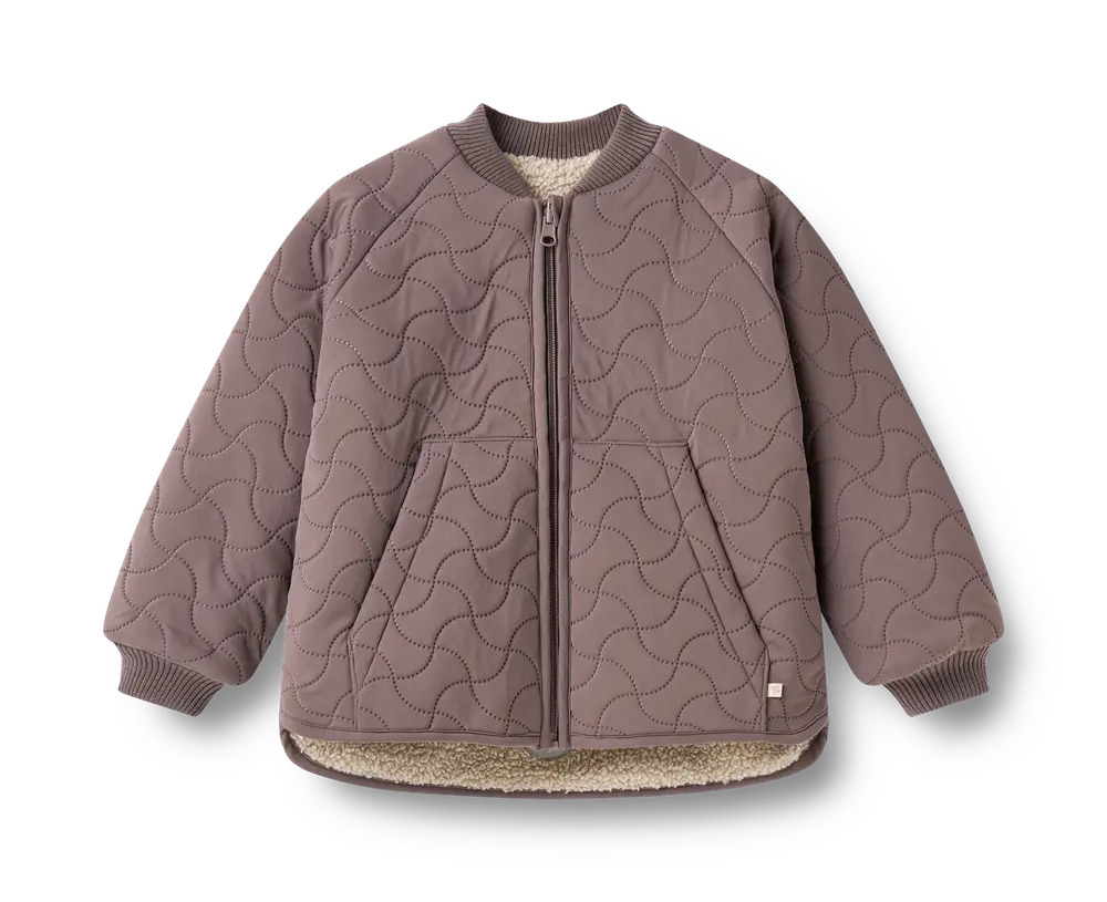 Wheat Lake Vendbar Termojakke Plum 110