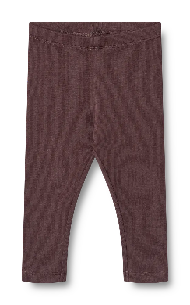 Wheat Maddy Rib Leggings Fudge   Mdr