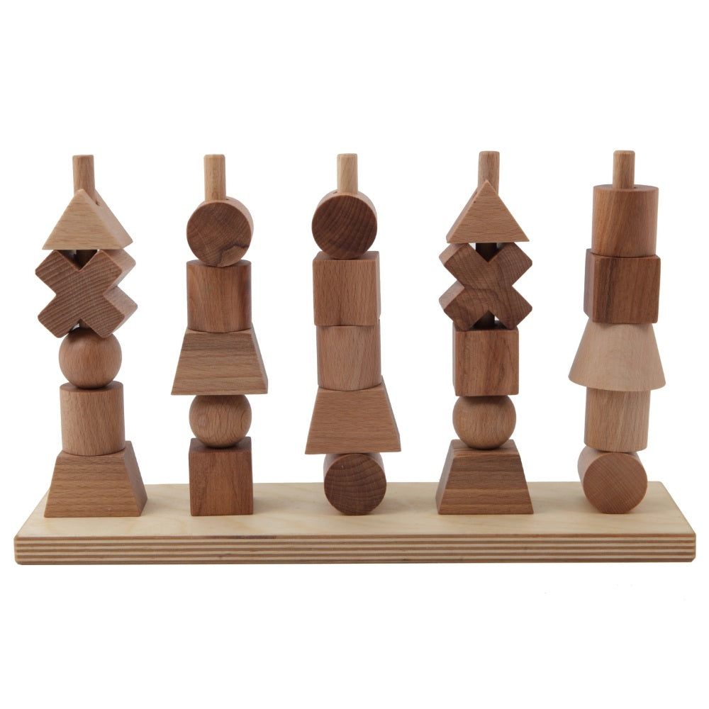 Wooden Story Stabelleg Natur