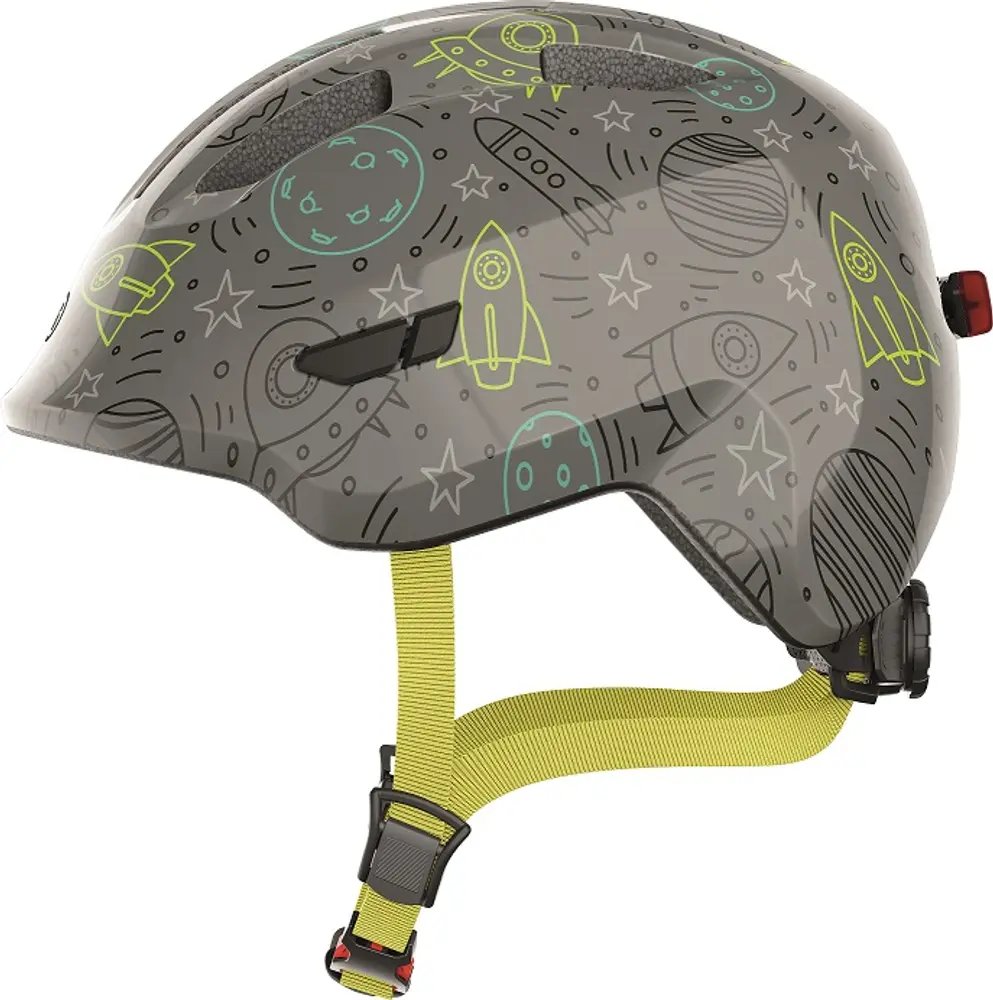 Abus Smiley     Led Cykelhjelm   Grey Space