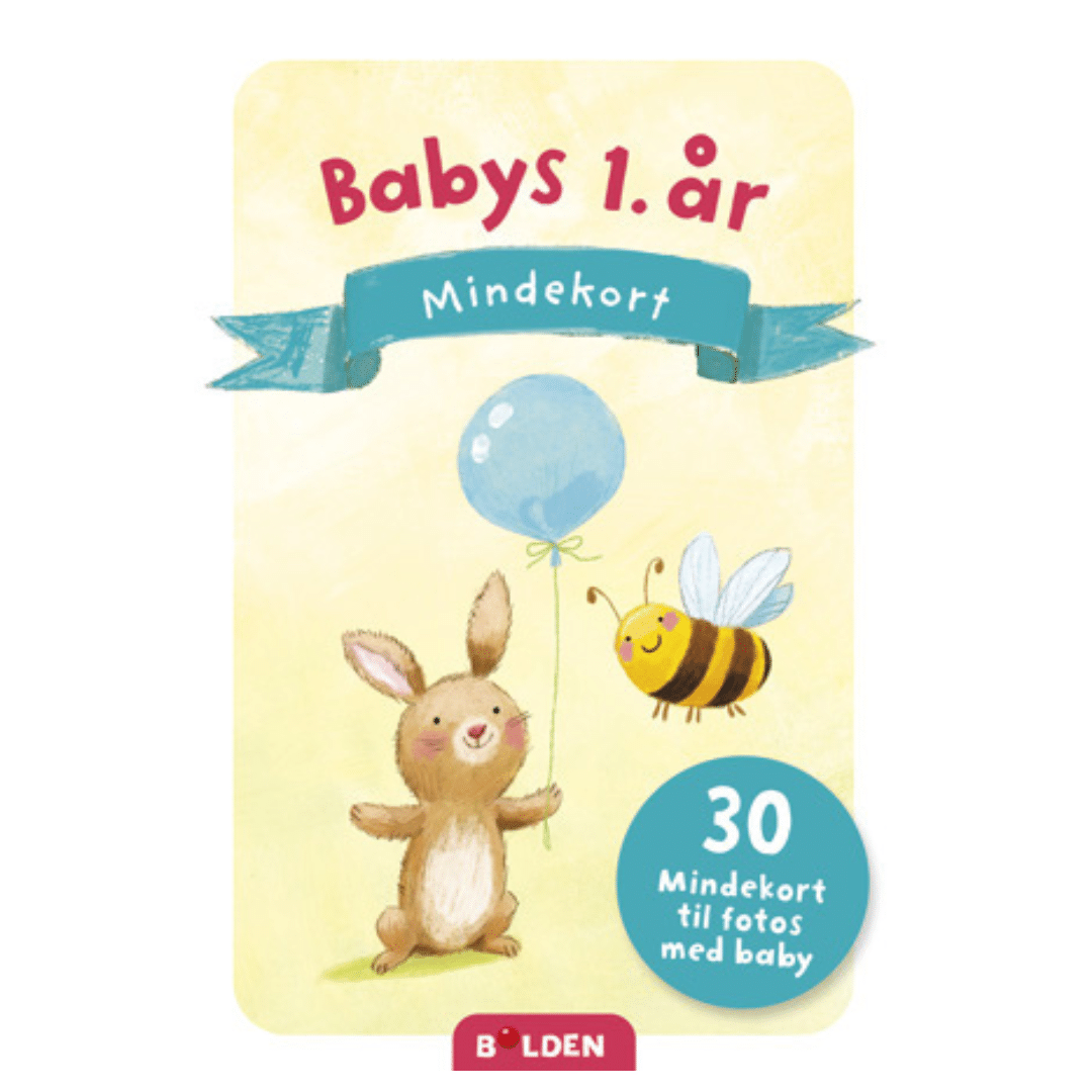 Babys Første år 30 Smukke Mindekort